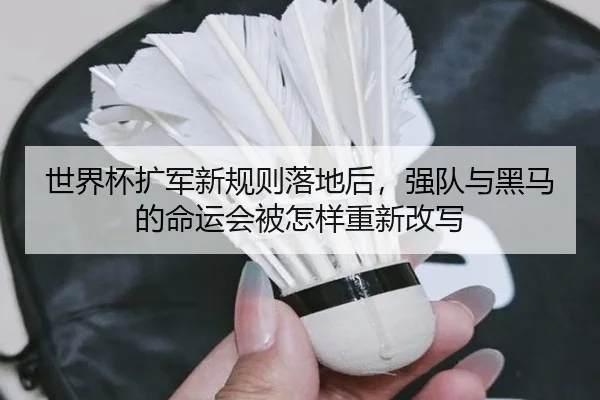 世界杯扩军新规则落地后，强队与黑马的命运会被怎样重新改写